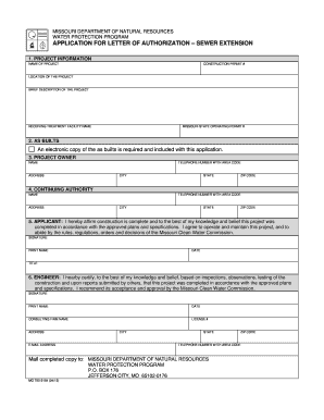 dnr application for letter of authorization form