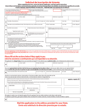 US Voter Registration Form