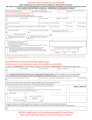 US Voter Registration Form