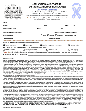Neuter Consent Form