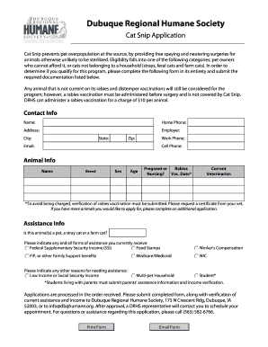 Schedule change letter to employee - Order Form - dbqhumane