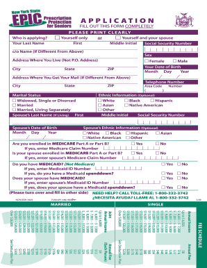 EPIC Application Form