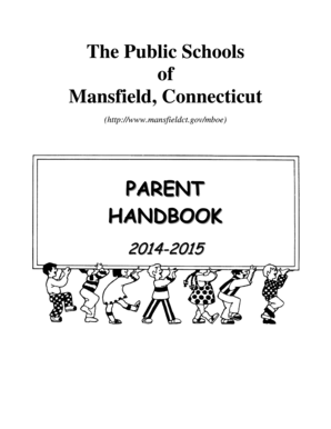 Mansfield School Lunch Application Form