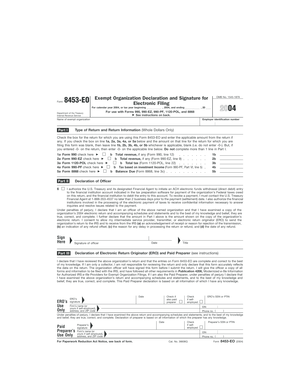 IRS Form 8453-EO
