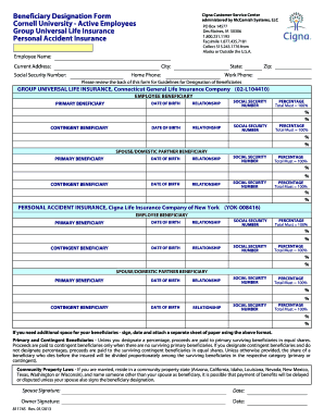 Beneficiary Designation Form