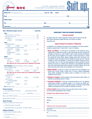 US Lacrosse Membership Enrollment Form