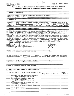 National Register of Historic Places Registration Form