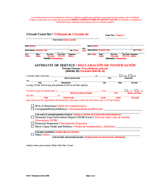 Declaración de Notificación