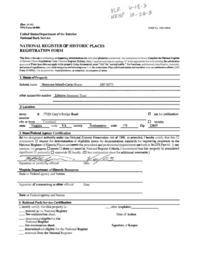 National Register of Historic Places Registration Form