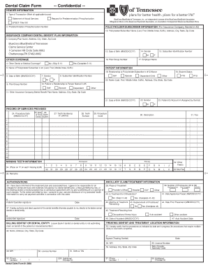 Dental Claim Form