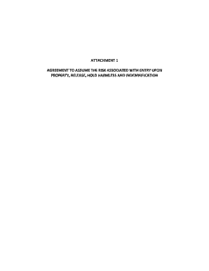 New York Property Risk Assumption Agreement