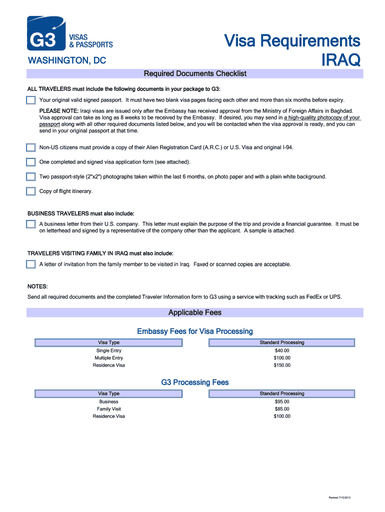 iraq visa application form pdf Preview on Page 1