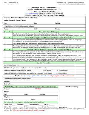 indiana feed license application form