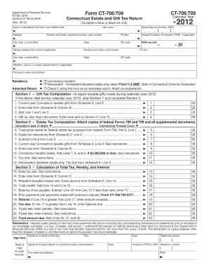 Connecticut Estate and Gift Tax Return
