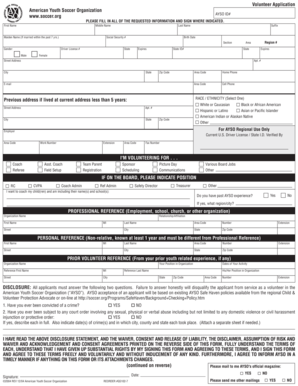 Volunteer Application Form