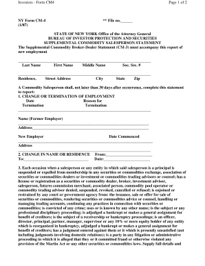 NY Form CM-4