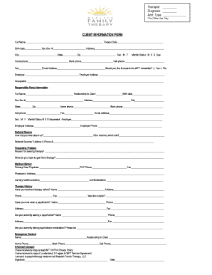 Client Information Form