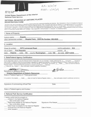 National Register of Historic Places Registration Form