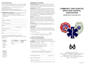 CHICA-Canada Membership Application Form