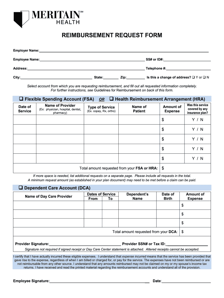 Meritain Request Form Fill Online, Printable, Fillable
