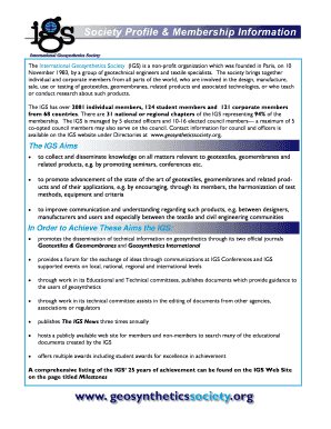 Corporate Brochure - IGS - International Geosynthetics Society - geosyntheticssociety