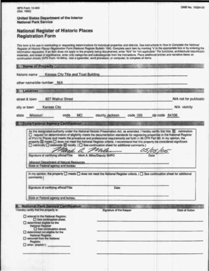 National Register of Historic Places Registration Form