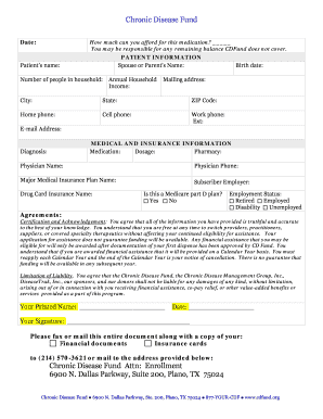 2012 Patient Application