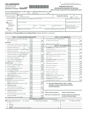 Kentucky Corporation Income Tax Return