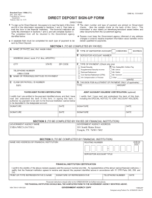 standard form 1199a example
 Nrcs Form 7 - Fill Online, Printable, Fillable, Blank ...