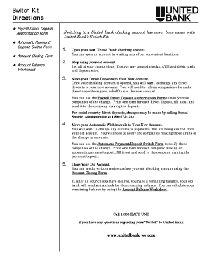 United Bank Switch Kit