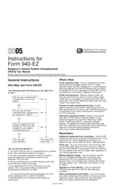Form 940-EZ Instructions