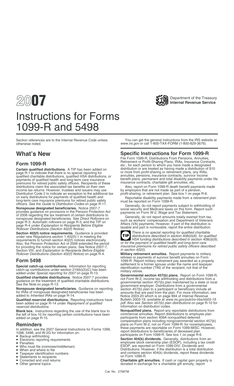 Instructions for Forms 1099-R and 5498