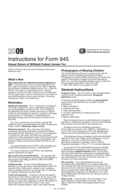 Instructions for Form 945