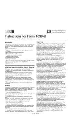 Instructions for Form 1099-B