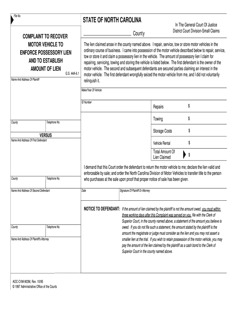 North Carolina Child Support Guidelines - The North Carolina Court Preview on Page 1