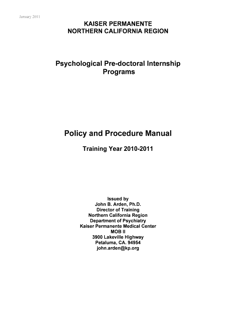 KAISER PERMANENTE NORTHERN CALIFORNIA REGION - info kaiserpermanente Preview on Page 1