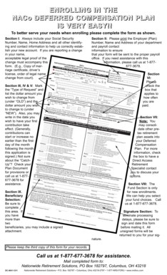 NACo Deferred Compensation Plan Enrollment Form