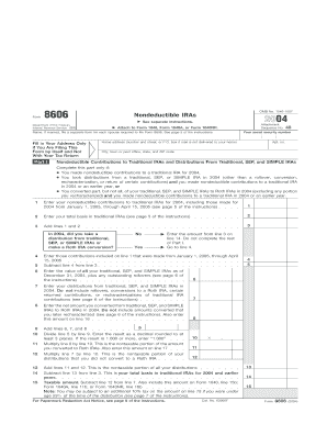 IRS Form 8606 (2004)