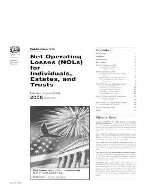 IRS Publication 536 2008