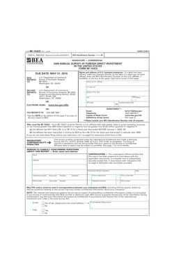 2009 Annual Survey of Foreign Direct Investment in the United States