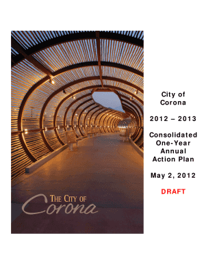 city of corona action plan form