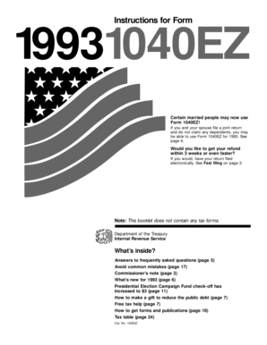 Instructions for Form 1040EZ