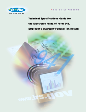 Form 941 Technical Specifications Guide