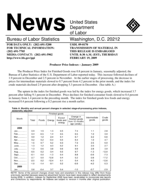 gov/ppi USDL 09-0170 TRANSMISSION OF MATERIAL IN THIS RELEASE IS EMBARGOED UNTIL 8:30 A - stats bls