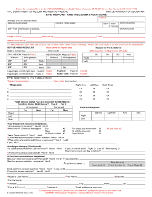 NYC DOHMH School Health Vision Report
