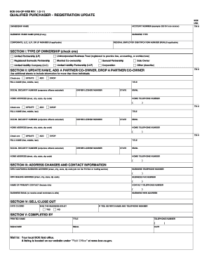 California Qualified Purchaser Registration Update