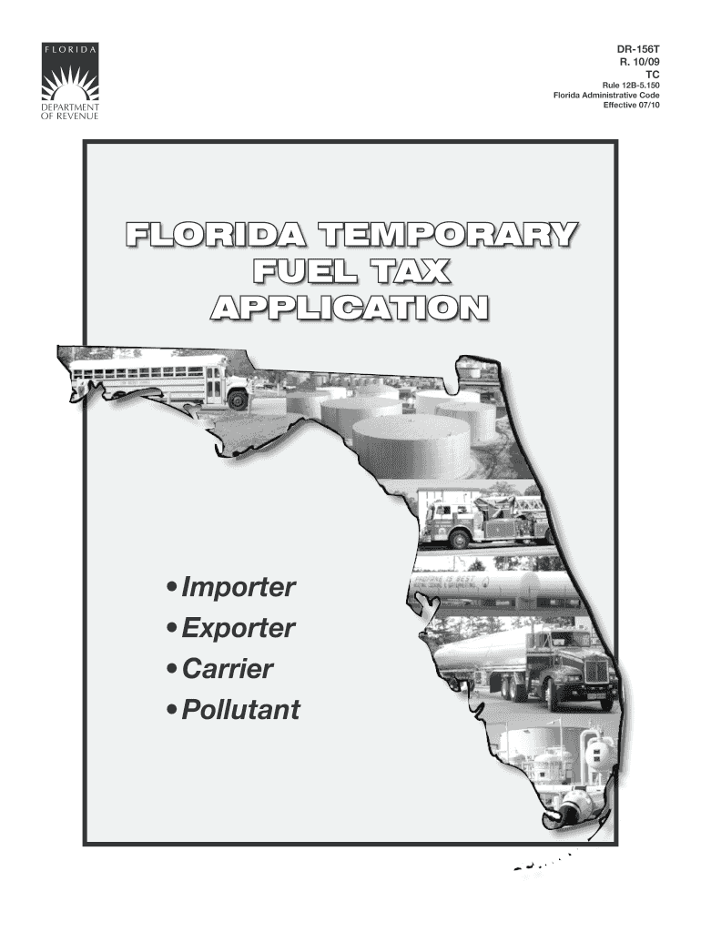 Florida Temporary Fuel Tax applicaTion - Florida Department of Preview on Page 1