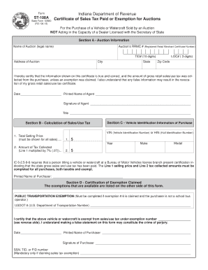 Pay Indiana Sales Tax >> Fillable Online Indiana Department Of Revenue Certificate Of Pay Indiana Sales Tax >> Fillable Online Indiana Department Of Revenue Certificate Of