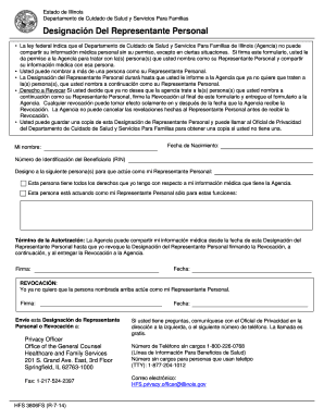 Designación Del Representante Personal