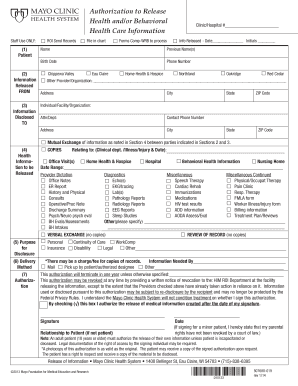 Authorization to Release Health Information